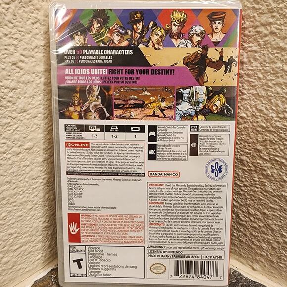 Game - JoJo's Bizarre Adventure: All-Star Battle R (NEW) - Switch - Picture 2 of 4